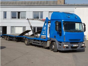 Autotransporter truck Iveco Eurocargo 120E25 + Svan 5 PKW: picture 1