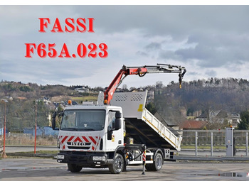 Iveco Eurocargo 120EL22 *KIPPER 4,00m + KRAN + FUNK  - Crane truck, Tipper: picture 1