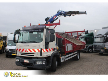 Iveco Eurocargo 120e22 + euro 5 + tipper + PM crane + manual - Tipper, Crane truck: picture 1