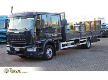 Iveco Eurocargo 130E18 + 7PERSONS + MANUAL + MACHINERY TRANSPORTER + BE apk 05-2024 - Dropside/ Flatbed truck: picture 1