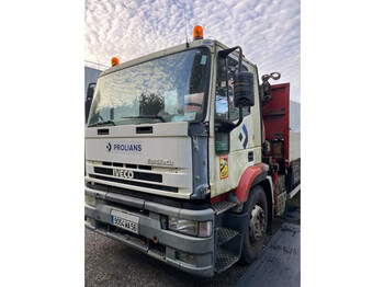 Dropside/ Flatbed truck Iveco Eurotech 190 190E30 + FASSI F110A22: picture 1