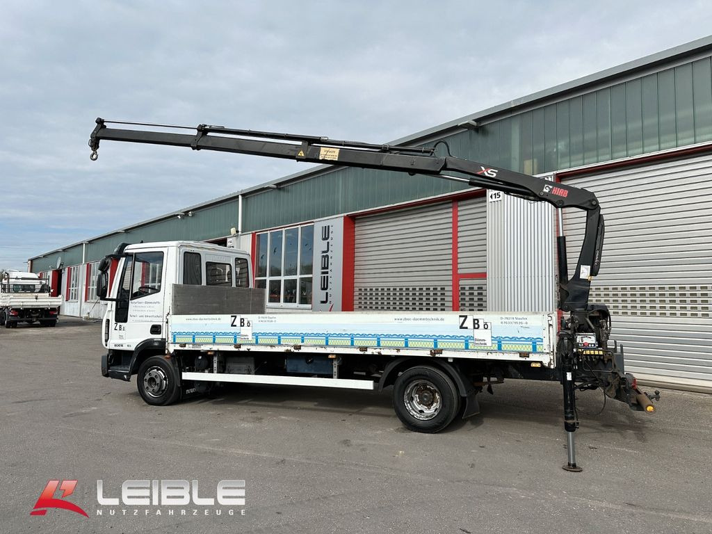 Iveco ML80E18*Pritsche+Kran*HIAB 055*  - Crane truck, Dropside/ Flatbed truck: picture 3