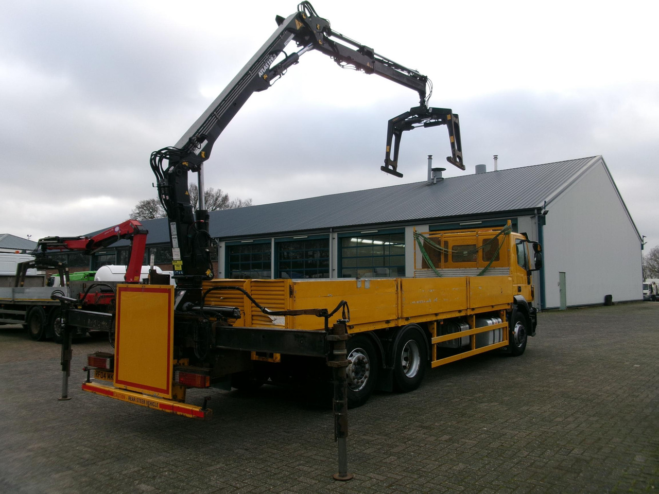 Iveco Stralis 310 6x2 Euro 6 + Atlas 129.3V A11 crane - Dropside/ Flatbed truck, Crane truck: picture 4