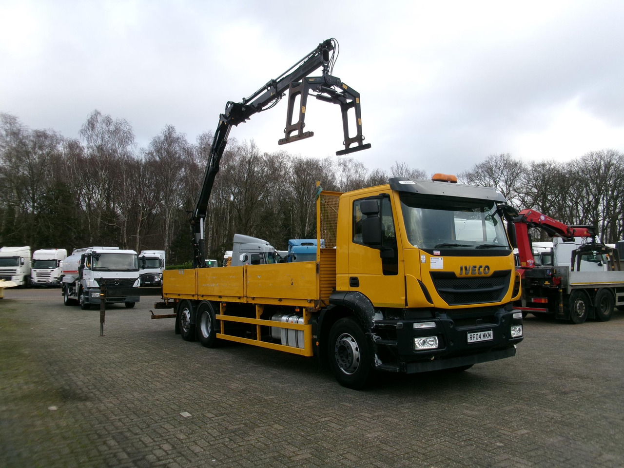 Iveco Stralis 310 6x2 Euro 6 + Atlas 129.3V A11 crane - Dropside/ Flatbed truck, Crane truck: picture 2