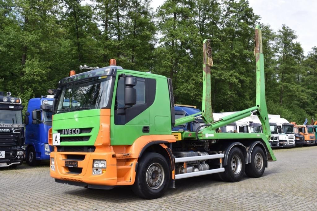 Iveco Stralis 420/Multilift SLT-190/6x2,Lenk,Klima,E5  - Skip loader truck: picture 4