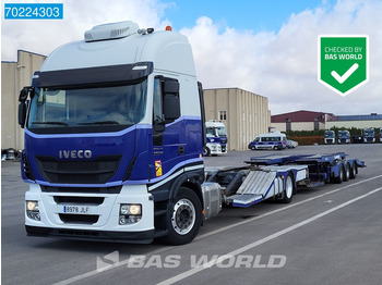 Iveco Stralis 500 4X2 ROLFO Truck transporter Standklima 2xTanks Euro 6 - Autotransporter truck: picture 1