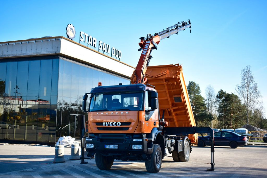 Iveco TRAKKER 4x4 ATLAS 190 EURO 5 Kipper Kran Cran  - Tipper, Crane truck: picture 2