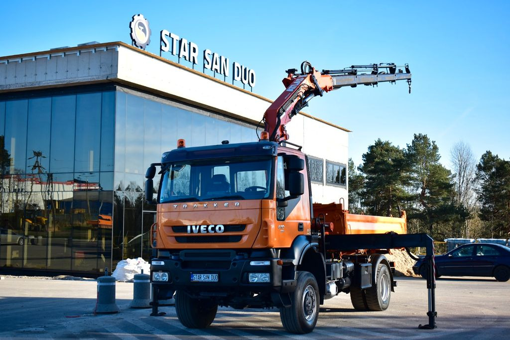 Iveco TRAKKER 4x4 ATLAS 190 EURO 5 Kipper Kran Crane  - Crane truck, Tipper: picture 5