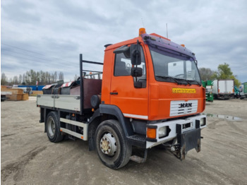 MAN 12.180 4x4 - Kehrmaschine - Dropside/ Flatbed truck: picture 1