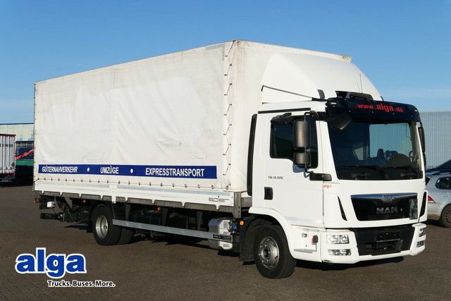 MAN 12.20 TGL BL 4x2, 7.200mm lang, LBW, AHK, Klima  - Curtainsider truck: picture 1