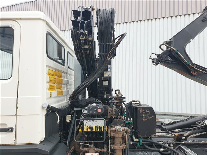 MAN 14.152 F 4x2 BB 14.152 F 4x2 BB mit Kran Hiab 060-2 - Hook lift truck, Crane truck: picture 4