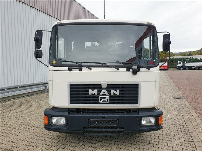 MAN 14.152 F 4x2 BB 14.152 F 4x2 BB mit Kran Hiab 060-2 - Hook lift truck, Crane truck: picture 3