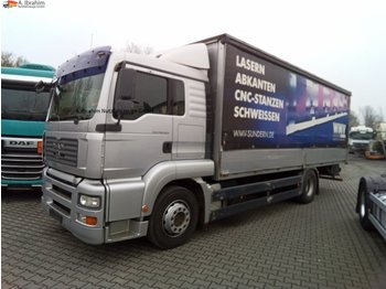 Curtainsider truck MAN 18.320 TGA Pritsche Plane: picture 1