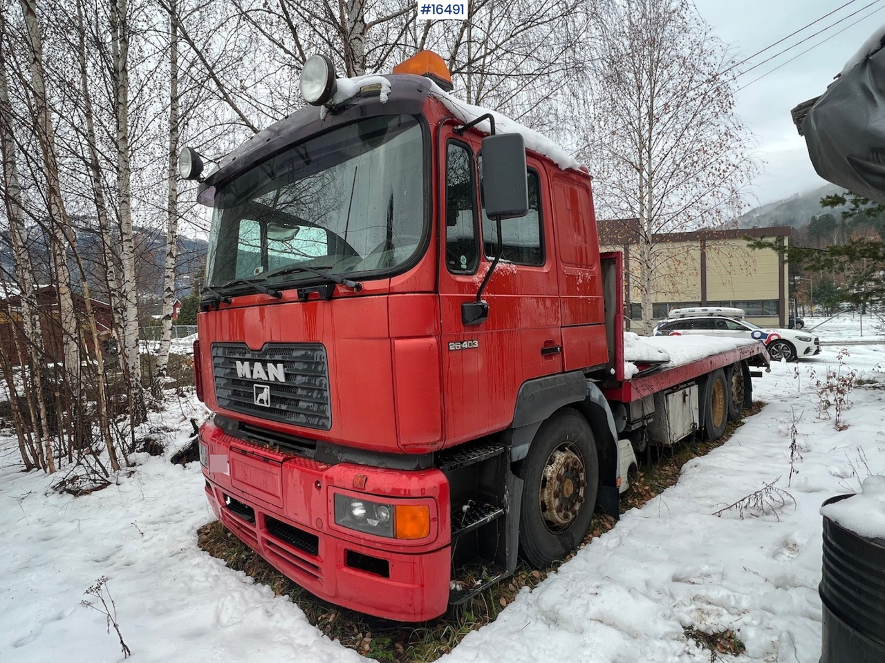 MAN 24.403 - Dropside/ Flatbed truck: picture 1