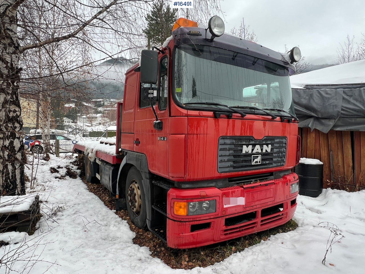 MAN 24.403 - Dropside/ Flatbed truck: picture 4