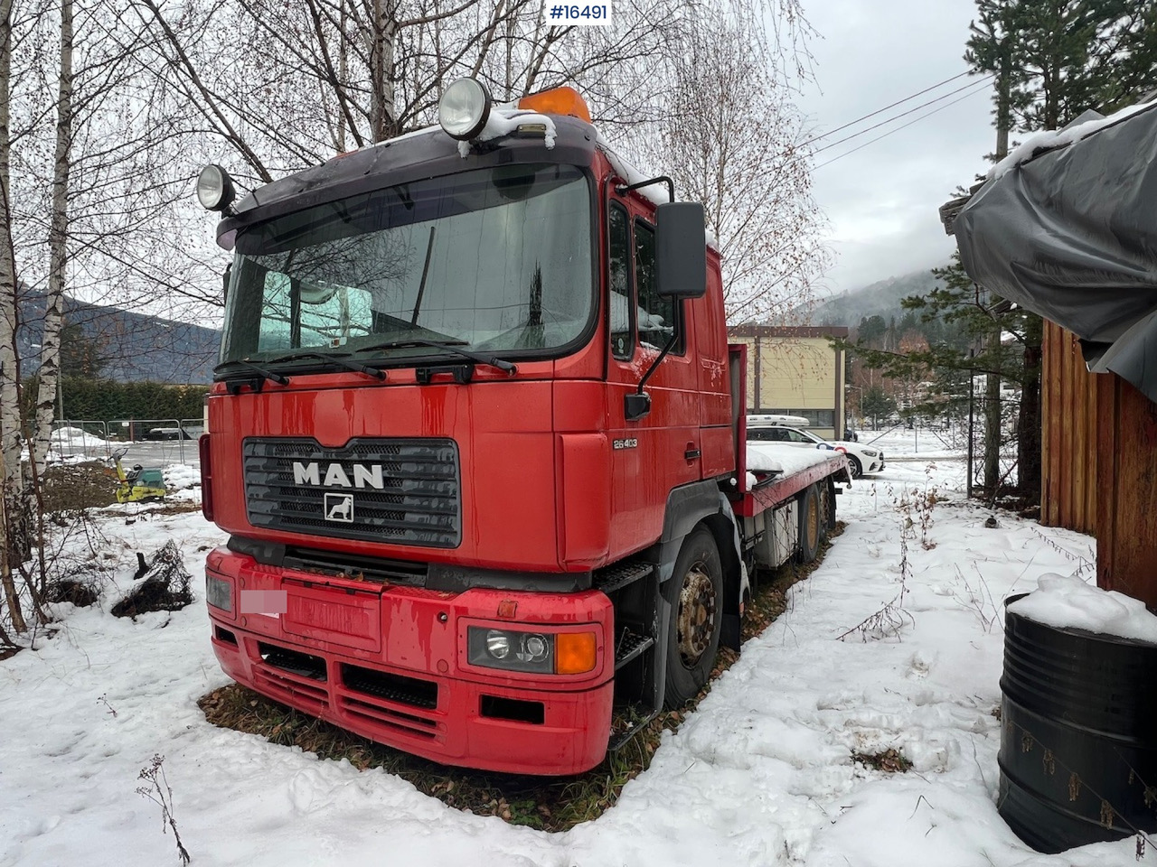 MAN 24.403 - Dropside/ Flatbed truck: picture 2