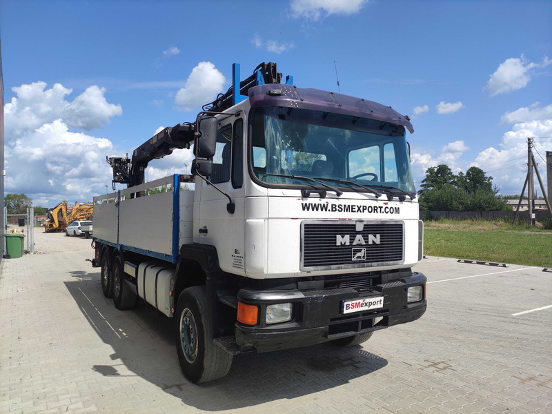 MAN 26.342 flatbed truck - Dropside/ Flatbed truck, Crane truck: picture 2
