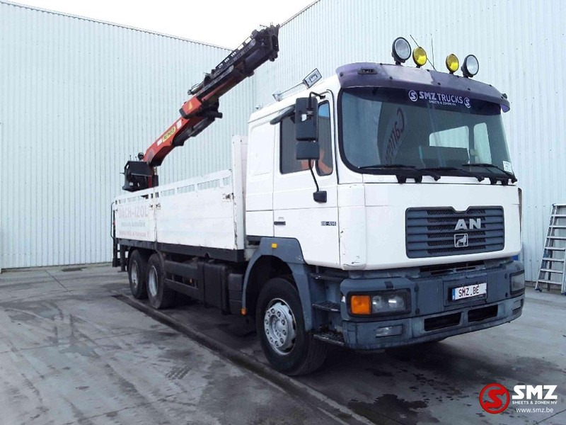 MAN 26.414 6x4 palfinger pk 16000 - Dropside/ Flatbed truck, Crane truck: picture 1