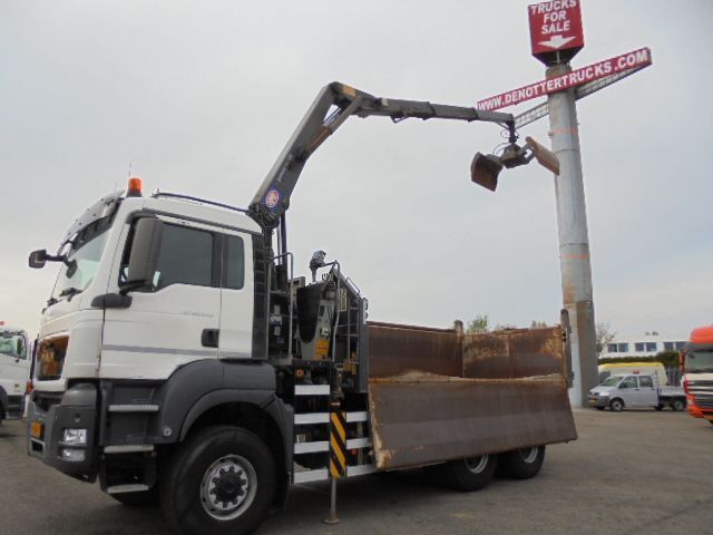 MAN 26.440 6X6 BB TGS - Tipper, Crane truck: picture 4
