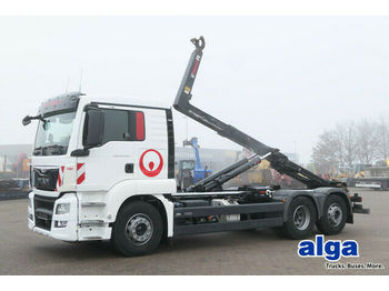 Hook lift truck MAN 26.440 TGS 6x2, Hiab XR18S59, Lenk.Lift, Euro 6: picture 1