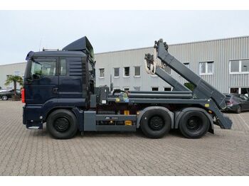 Skip loader truck MAN 26.480 TGS BL 6x2, Meiller AK16T, teleskopierbar: picture 3