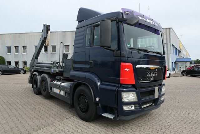 Skip loader truck MAN 26.480 TGS BL 6x2, Meiller AK16T, teleskopierbar: picture 5