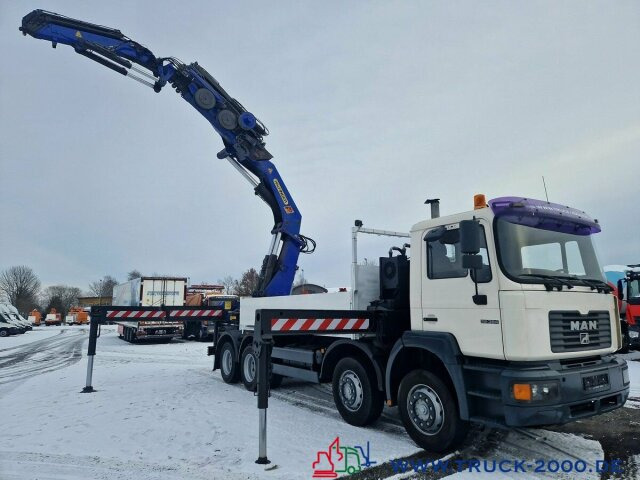 MAN 32.364 8x4 PK75000 Jib Winde Höhe 28m 16t./2.50m - Dropside/ Flatbed truck, Crane truck: picture 5