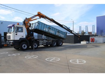 Tipper, Crane truck MAN 32.414 VF - crane 15ton/m (3xhydr.): picture 1
