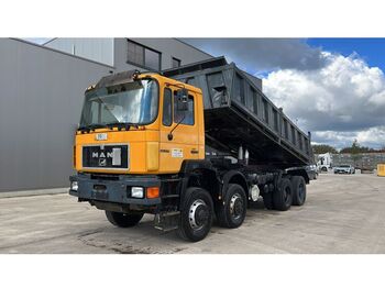 Tipper MAN 35.372 (BIG AXLE / STEEL / 8X6 / 6 CYLINDER WITH MANUAL PUMP / PERFECT): picture 1