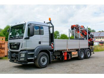 MAN FASSI 455L324 -6x4 -Hydrodrive- REFERENZ FZG!!!  - Dropside/ Flatbed truck, Crane truck: picture 1