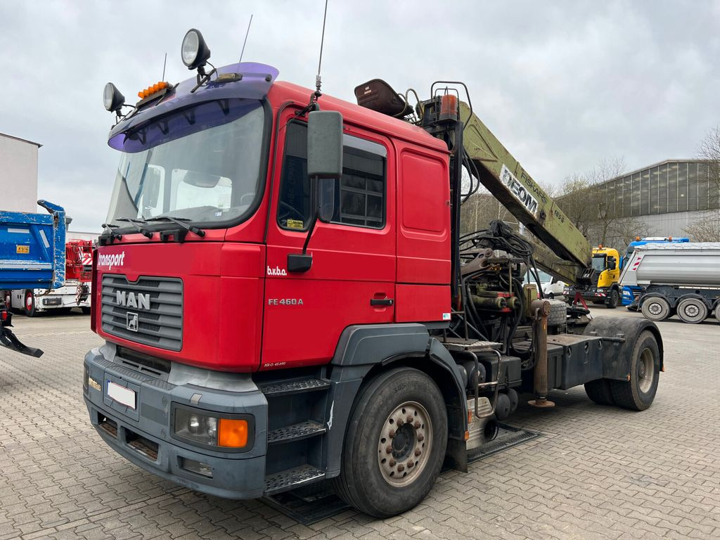 MAN FE460 19.464 6x4 Langholz mit Kran F185S  - Timber truck, Crane truck: picture 2