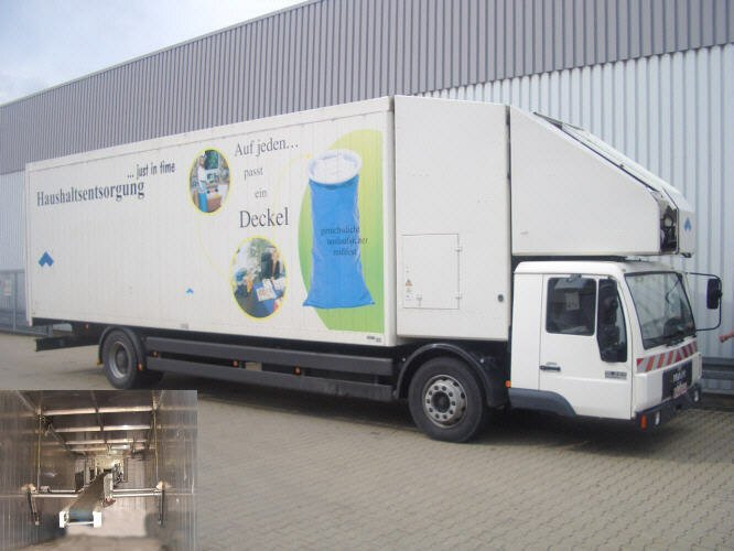 MAN L89 18.224 4x2 Sitzhzg./Umweltplakette Rot - Box truck: picture 1