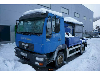 Dropside/ Flatbed truck MAN LE 180 7,5t Asphalt equipment and tipper bed! 200.: picture 1