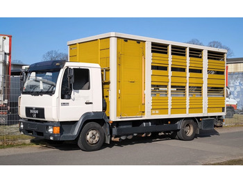MAN L 2000  12.224 mit KABA Doppelstock Vollalu  - Livestock truck: picture 1