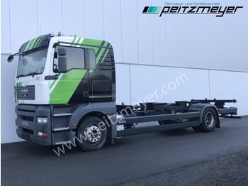 Container transporter/ Swap body truck MAN TGA 18.350 FLL, BDF-Fgst., 4 Sitzer Klima, Standheizung,: picture 1