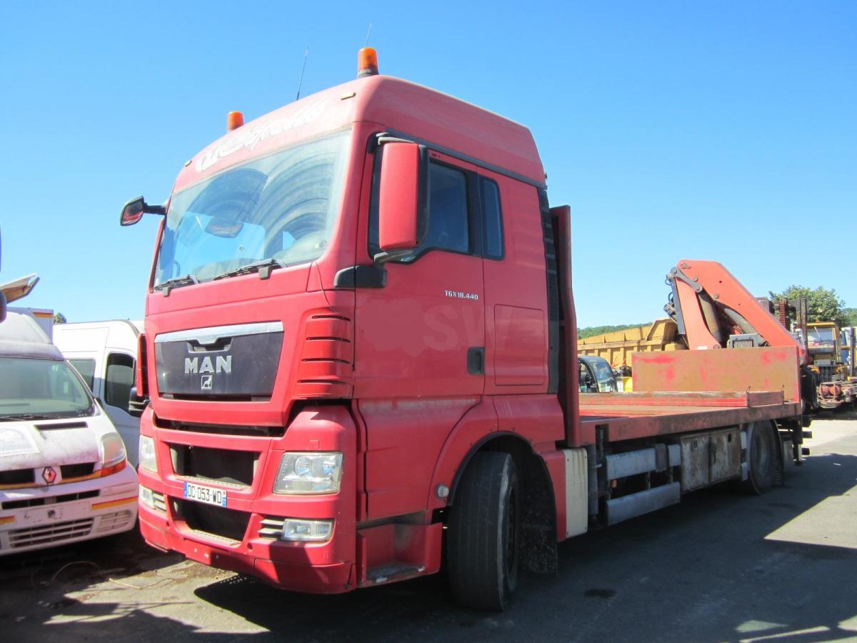 MAN TGA 18.440 - Dropside/ Flatbed truck: picture 1