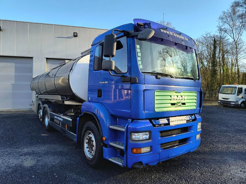 MAN TGA 26.360 6X2 TANK IN INSULATED STAINLESS STEEL 15500L 2 COMP - Tank truck: picture 3