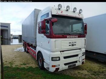 Container transporter/ Swap body truck MAN TGA 26 480 6x2- 2 BL analoger Tacho BDF lenk lif: picture 1