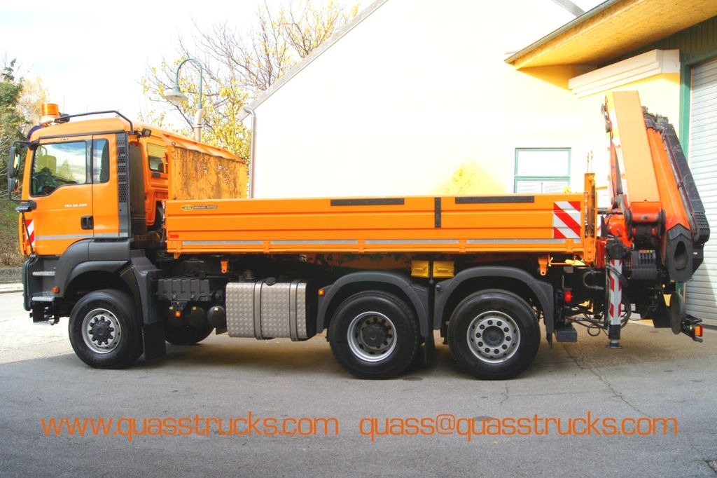 MAN TGA 28.400 6x4-4/TÜV/Palfinger PK 23002/Winterd.  - Tipper, Crane truck: picture 2