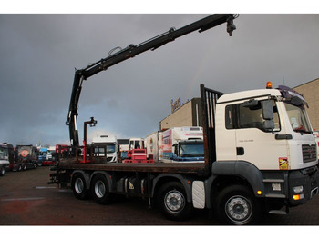 Crane truck MAN TGA 35.400 + hiab 166 + 8x4 + manual+REMOTE: picture 2