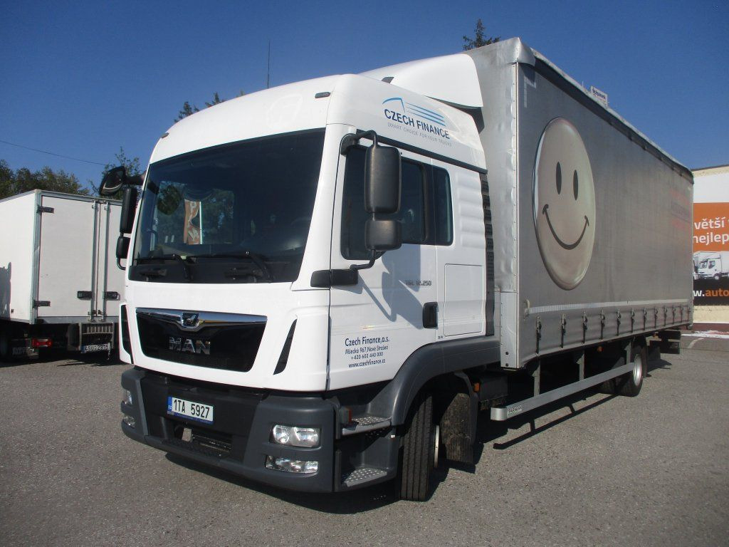MAN TGL 12.250  EURO 6  - Curtainsider truck: picture 2