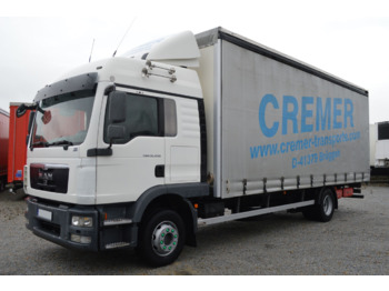 MAN TGM 12.290 CURTAIN + SLIDING ROOF - Curtainsider truck: picture 1