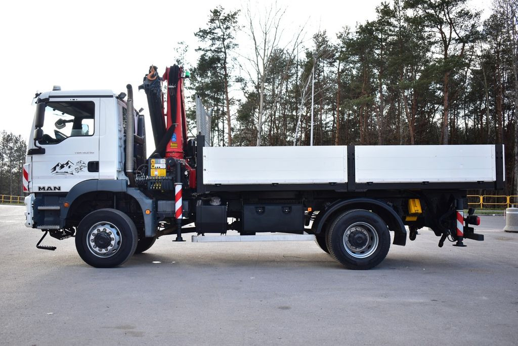 MAN TGM 18.290 4x4 PALFINGER 19001 Euro 6 Crane  - Crane truck, Dropside/ Flatbed truck: picture 5
