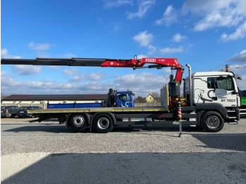 MAN TGS 26.400 - Dropside/ Flatbed truck, Crane truck: picture 1