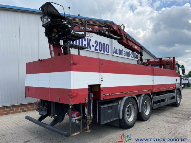 MAN TGS 26.400 6x4 Atlas Terex TLC 165.2 11 m=1.5 to - Dropside/ Flatbed truck, Crane truck: picture 5