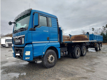 MAN TGS 26.460 Meiller Dreiseitenkipper Bordmatik AHK Euro 6 6x4 AHK - Tipper: picture 1