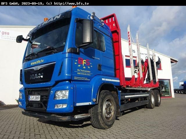 MAN TGS 26.500 6x4H-4BL Kurzholz  - Timber truck: picture 1