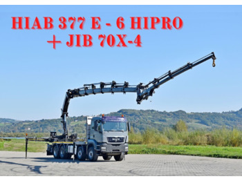 MAN TGS 35.440 - Dropside/ Flatbed truck, Crane truck: picture 1