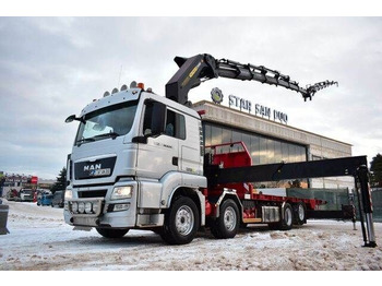 MAN TGS 35.480 - Dropside/ Flatbed truck, Crane truck: picture 1
