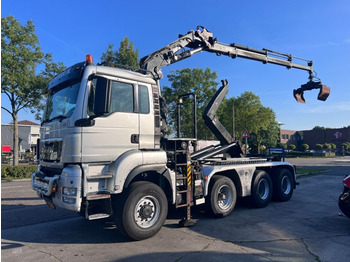 MAN TGS 38.400 8X6 EURO 5 + ATLAS 190-A3 + REMOTE +  - Crane truck, Hook lift truck: picture 1